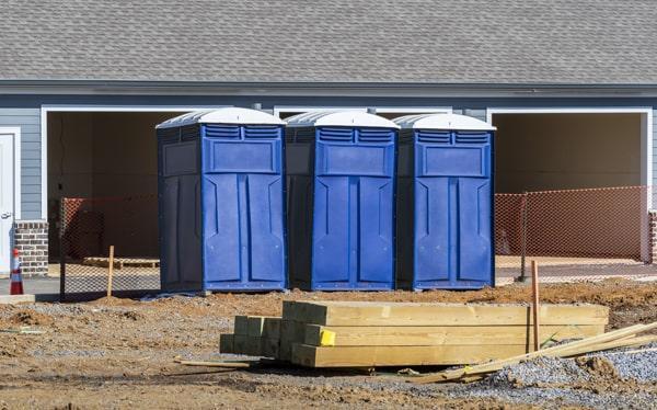 the minimum rental period for a work site portable restroom is usually one month