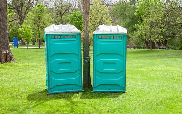 if a long-term portable toilet requires maintenance or repairs, call the rental company immediately to schedule service